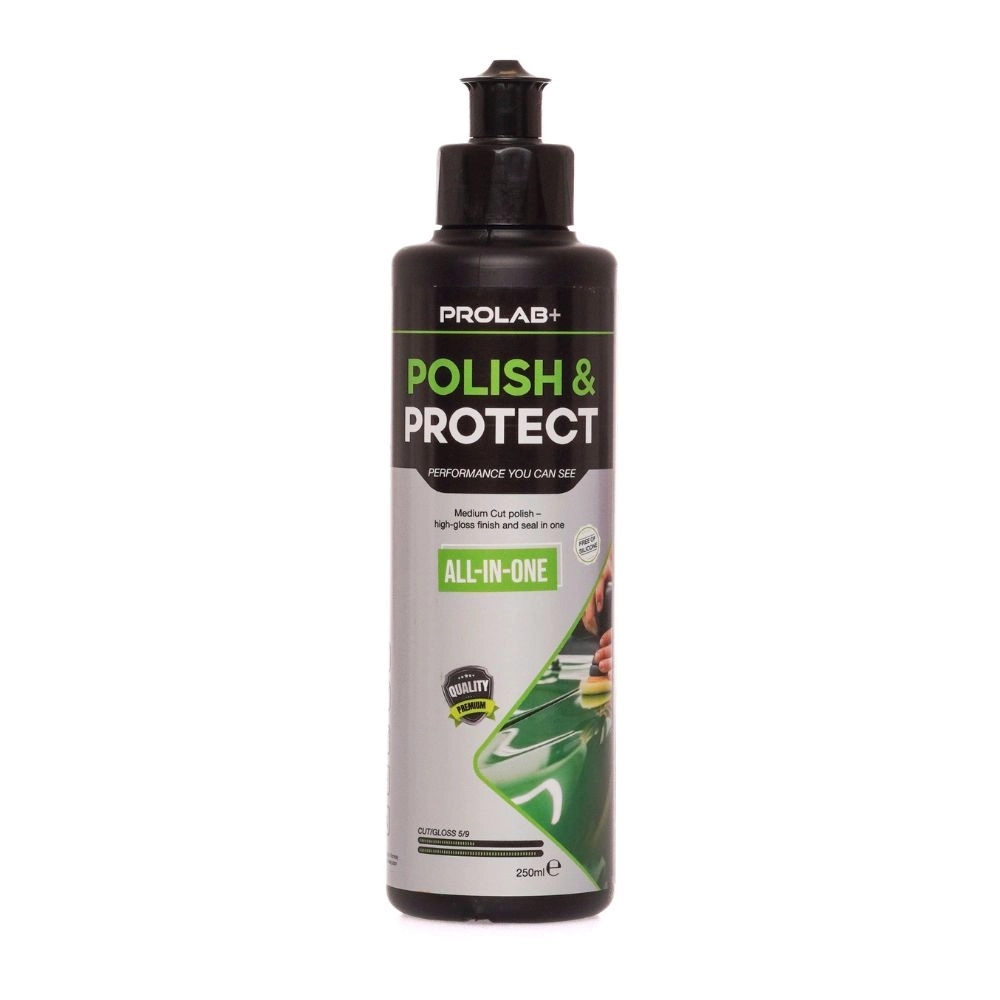 Prolab+ 3-in-1 Polish & Protect 1-stegs poleringsmiddel med voks- 250ml