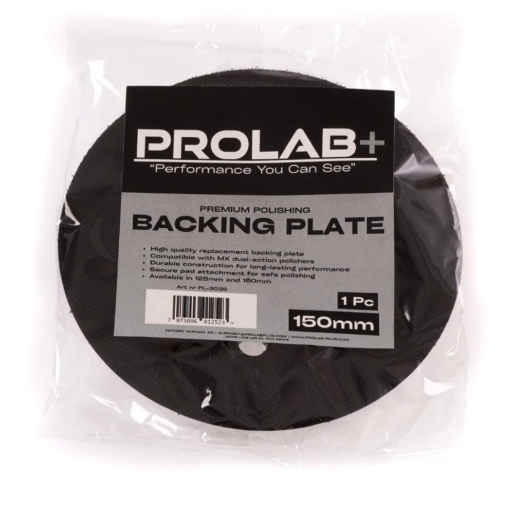 Prolab+ MX bakplate 150mm Reserve bakplate til MX poleringsmaskin